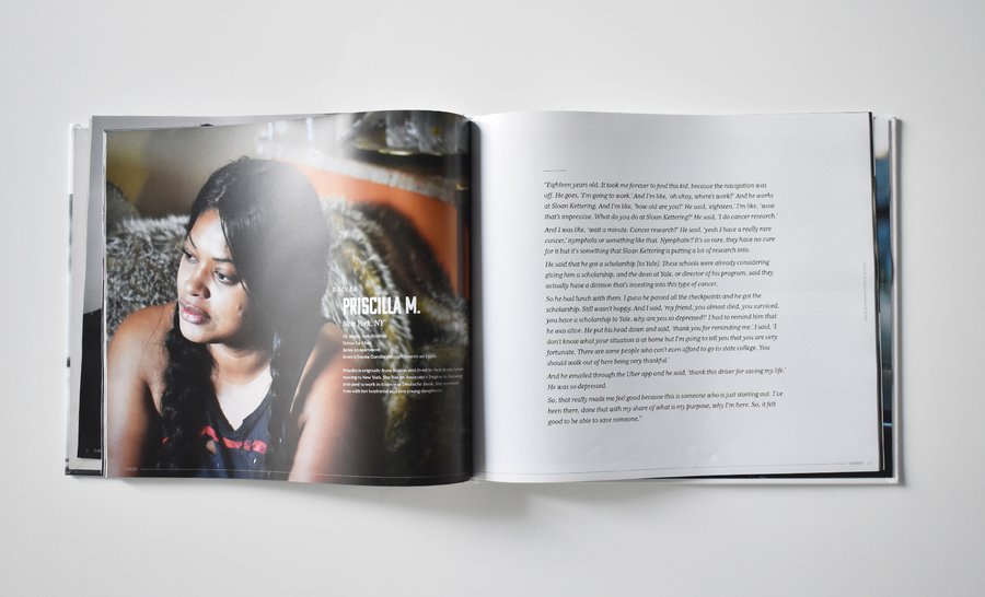 Photo journal spread, image 8 of 14