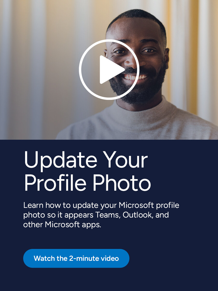 Update your profile photo card