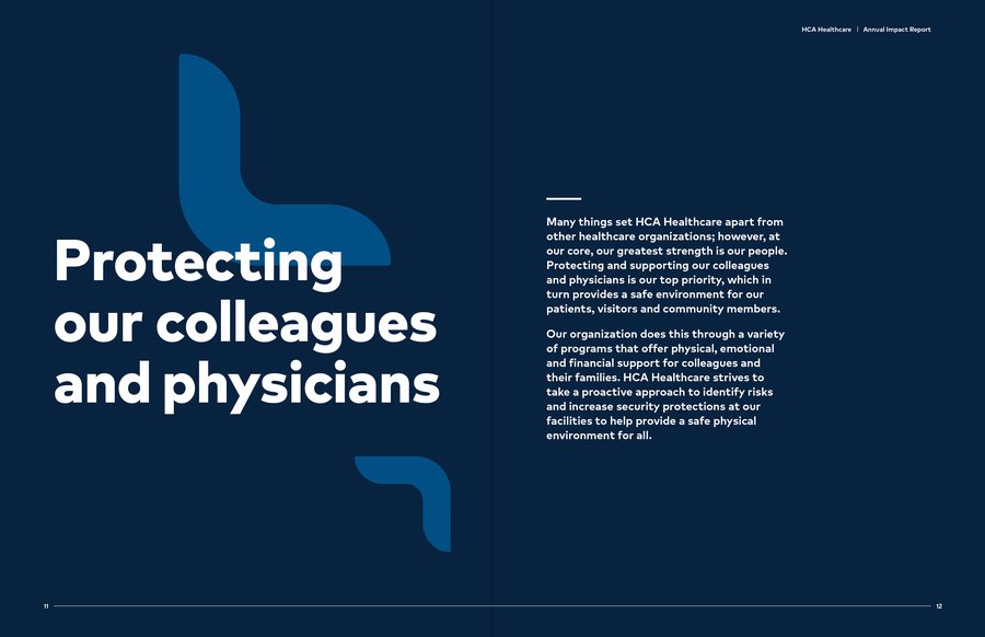 HCA Healthcare Annual Impact Report, page 4