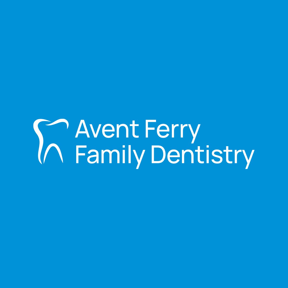 Full lockup logo for Avent Ferry Family Dentistry
