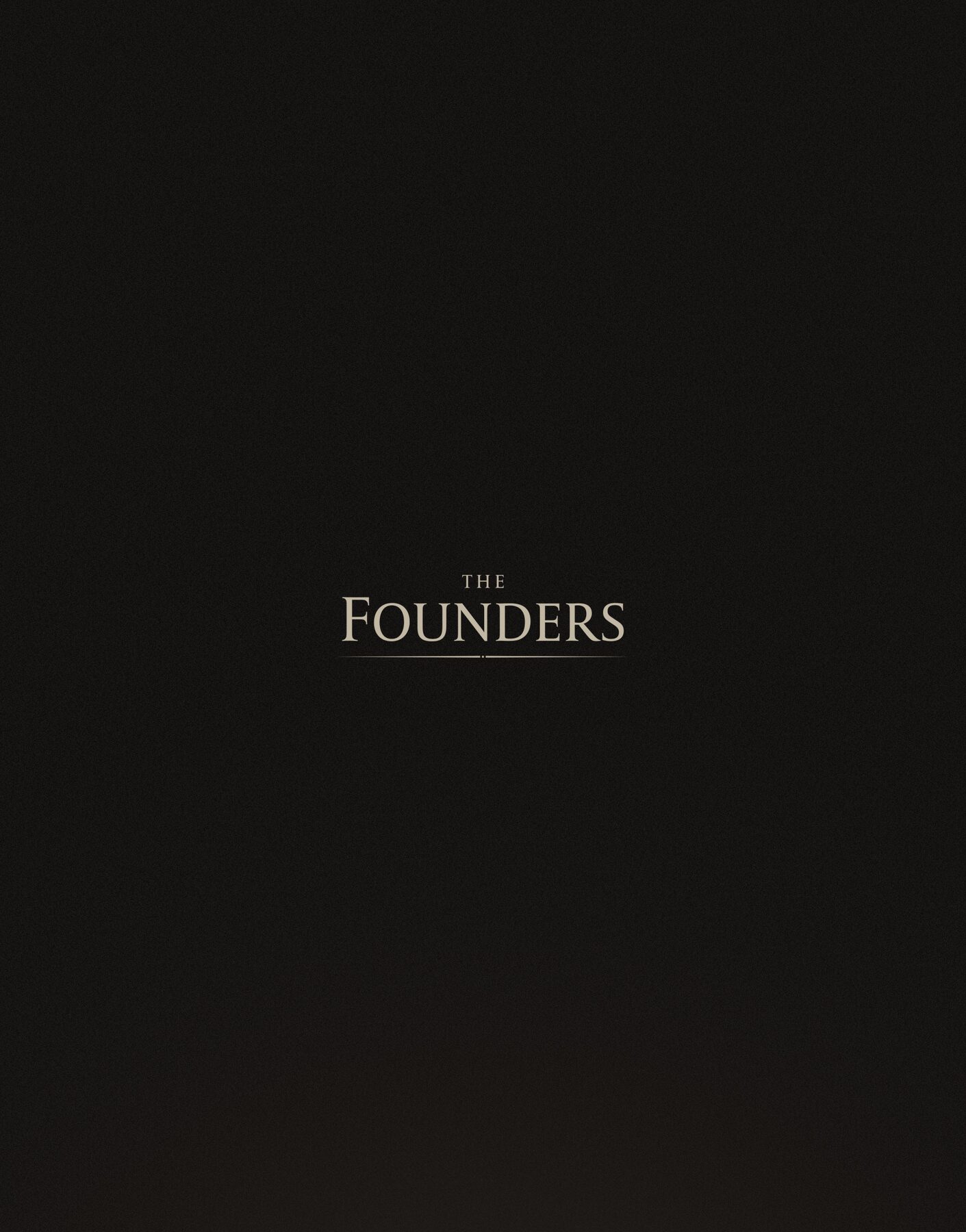 'The Founders' concept poster series, second portrait card in the set
