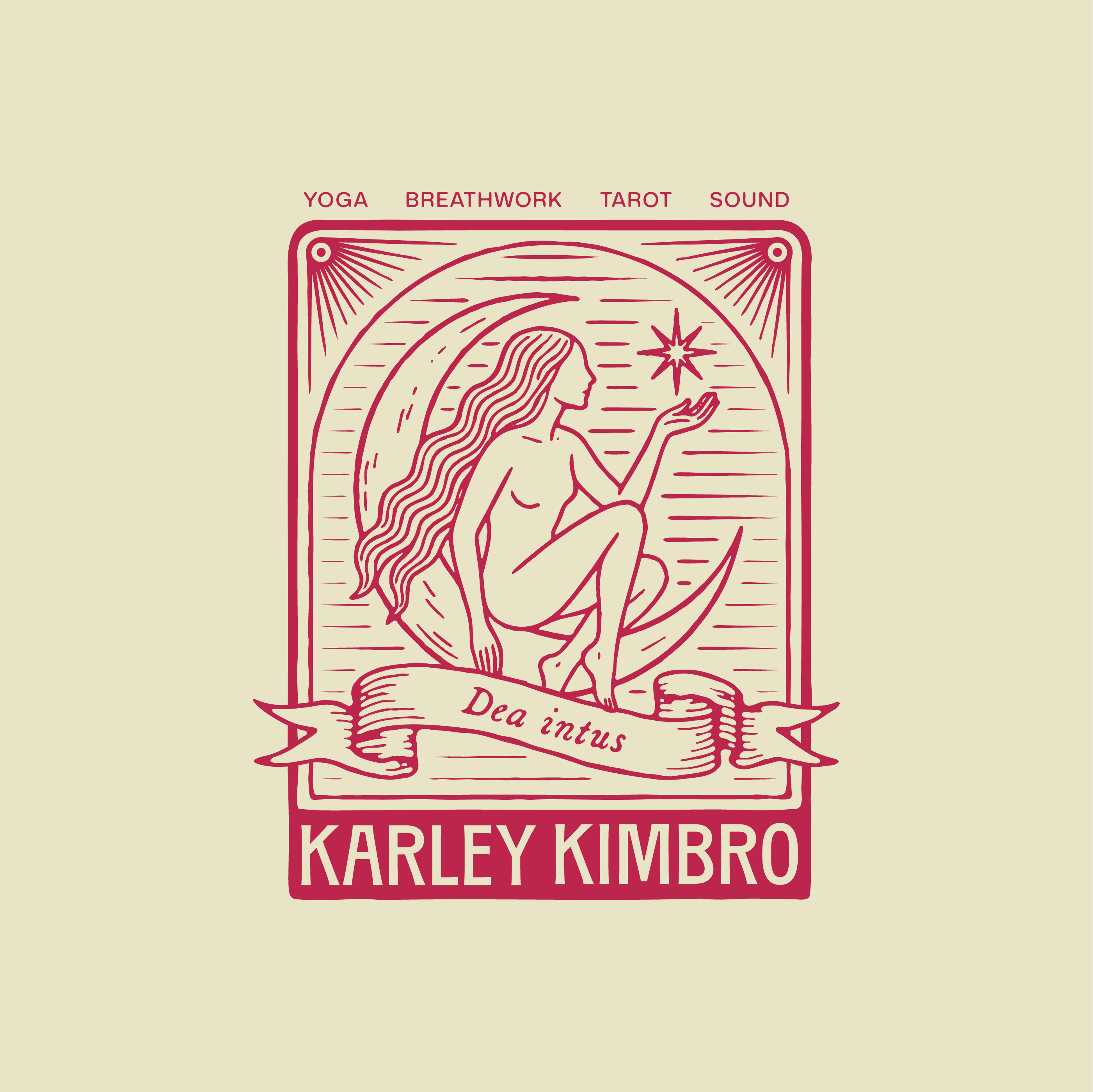 Karley Kimbro full logo lockup social post